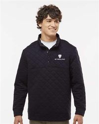 Image of Quilted Snap Pullover - 8890