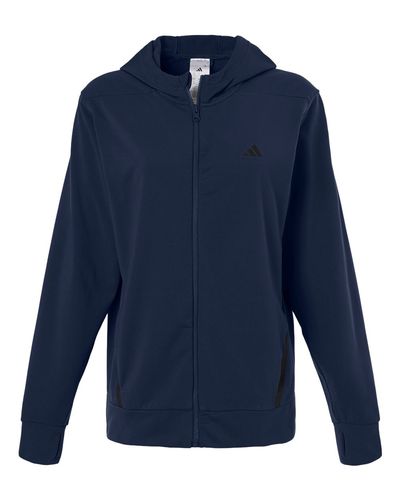 Women's Game & Go Fleece Full-Zip Hooded Sweatshirt - AT209 image thumbnail