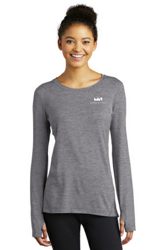 Sport-Tek Ladies Exchange 1.5 Long Sleeve Crew image thumbnail