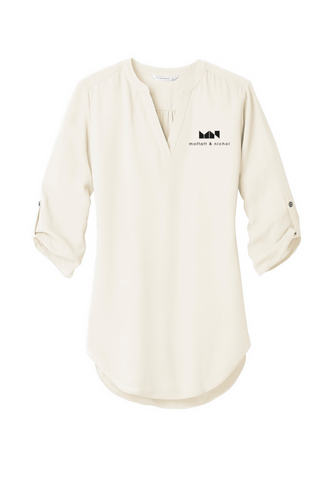 Port Authority Ladies 3/4-Sleeve Tunic Blouse image thumbnail