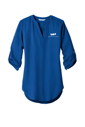 Port Authority Ladies 3/4-Sleeve Tunic Blouse image thumbnail