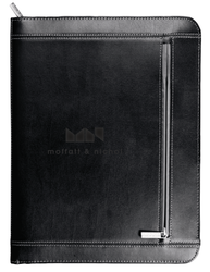 Image of Metropolitan Zippered Padfolio with FSC Mix Paper
