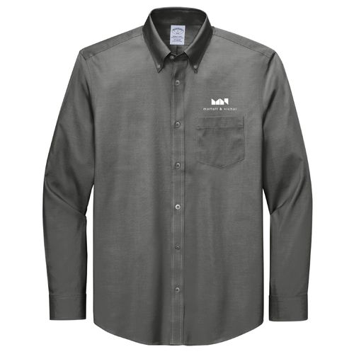 Brooks Brothers Wrinkle-Free Stretch Pinpoint Shirt image thumbnail