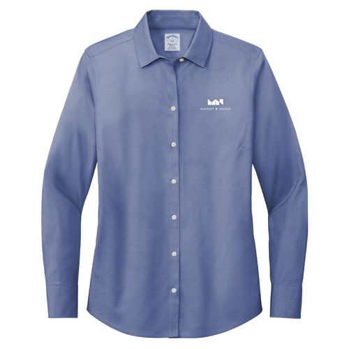 Brooks Brothers Women's Wrinkle-Free Stretch Pinpoint Shirt image thumbnail