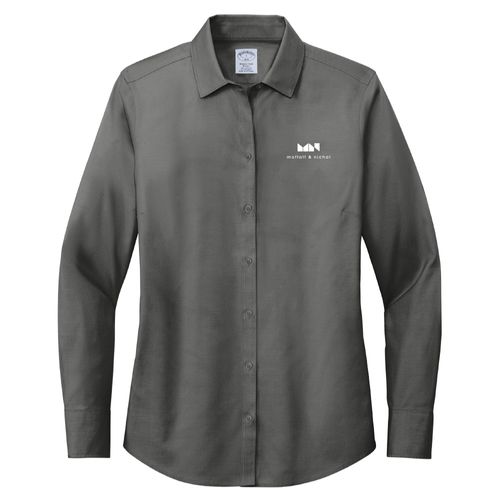 Brooks Brothers Women's Wrinkle-Free Stretch Pinpoint Shirt image thumbnail