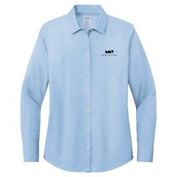 Image of Brooks Brothers Women's Wrinkle-Free Stretch Pinpoint Shirt