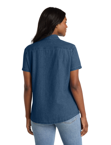 Women’s Short Sleeve Denim Shirt image thumbnail