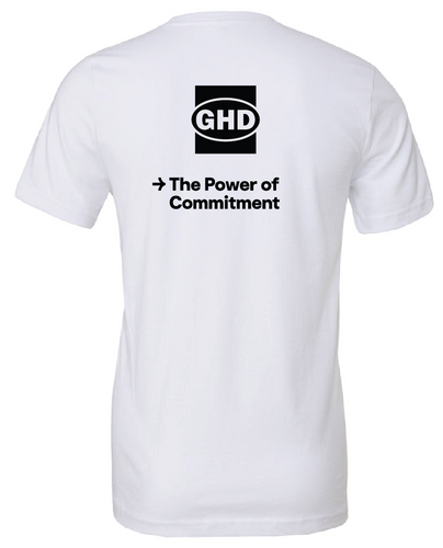 GHD ERG Unisex Jersey White T-Shirt  image thumbnail