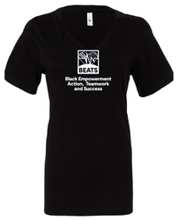 Image of GHD ERG Ladies V-Neck Black T-Shirt