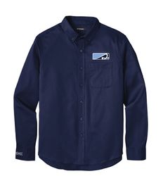 Image of Men's Port Authority Long Sleeve SuperPro React Twill Shirt