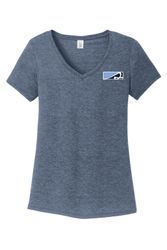 Image of District Women's Perfect Tri V-Neck Tee
