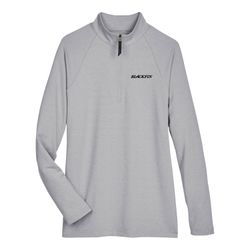 Image of BFJ7 Ladies' Clubhouse Micro-Stripe Quarter-Zip