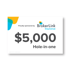 Image of $5K Hole-In-One Lawn Sign