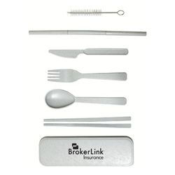 Image of Wheat Fibre Utensil Set