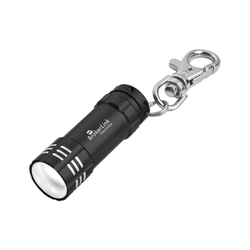 Image of Mini Aluminum LED Flashlight With Key Clip