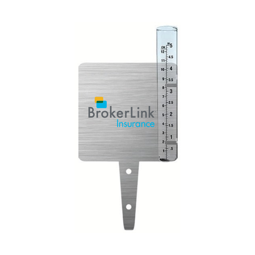 Brushed Aluminum Rain Gauge image thumbnail