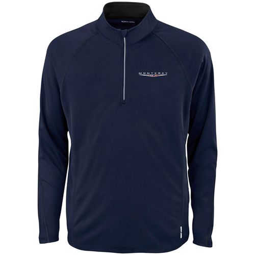 MBJ1 Men's Quarter-Zip Performance Long-Sleeve Top image thumbnail