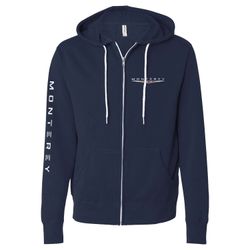 Image of MBJ8 Lightweight Full-Zip Hooded Sweatshirt