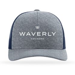 Image of Richardson Navy/Heather Trucker Cap