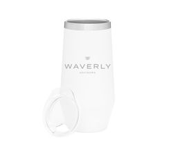 Image of White 9oz Champagne Tumbler