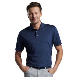 Image of Peter Millar Men's Navy Performance Polo