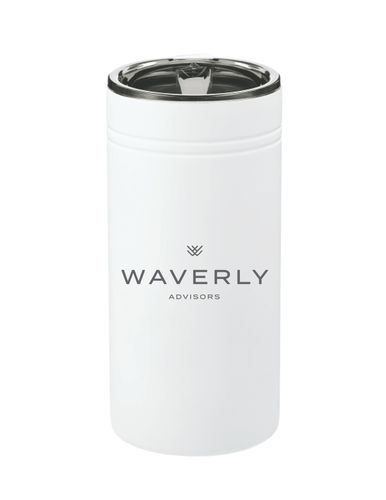 White 12oz Tumbler and Slim Can Insulator image thumbnail