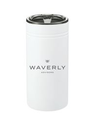 Image of White 12oz Tumbler and Slim Can Insulator