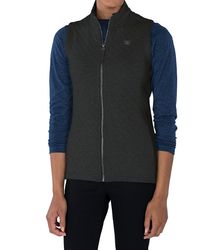 Image of Ladies' Charcoal Quilted Vest