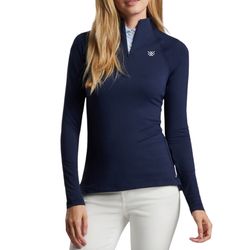 Image of Peter Millar Ladies' Navy Quarter Zip