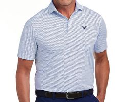 Image of Holderness & Bourne White/Navy Nessie Polo