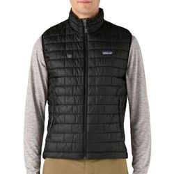 Image of Patagonia Men's Black Nano Puff Vest