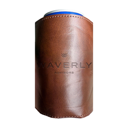 Image of Brown Leather Can Holder