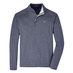 Image of Peter Millar Men's Steel Stealth Performance Quarter Zip