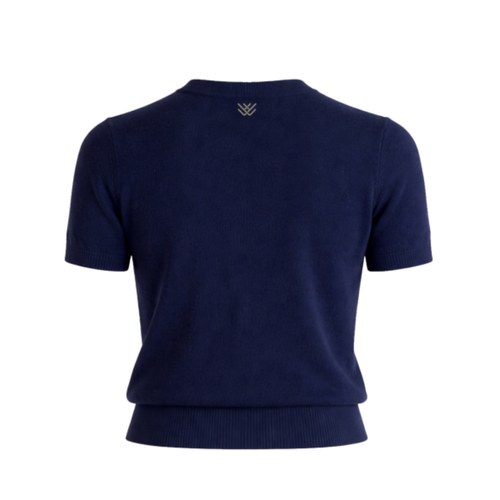 Quince Ladies' Navy Cashmere Tee image thumbnail