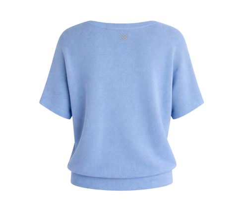 Quince Ladies' Light Blue Cashmere Dolman Sweater image thumbnail