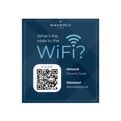 Image of Wifi Counter Display Sign
