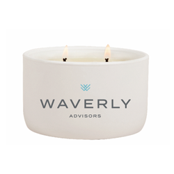 Image of 16 oz Ceramic Bowl Candle in White