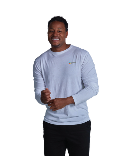 Image of Onno Long Sleeve Tee - White