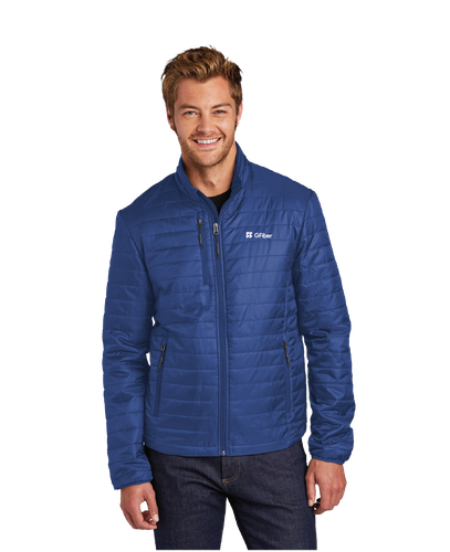 Image of Packable Puffer Jacket - Navy