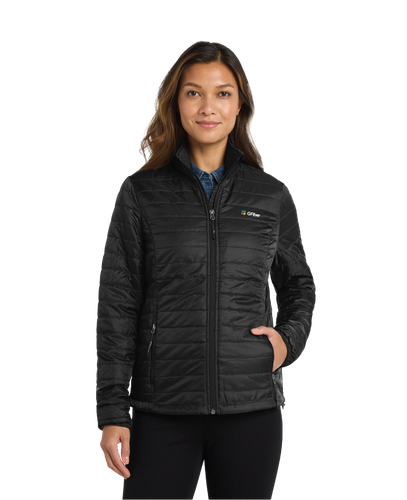 Packable Puffer Jacket - Black image thumbnail