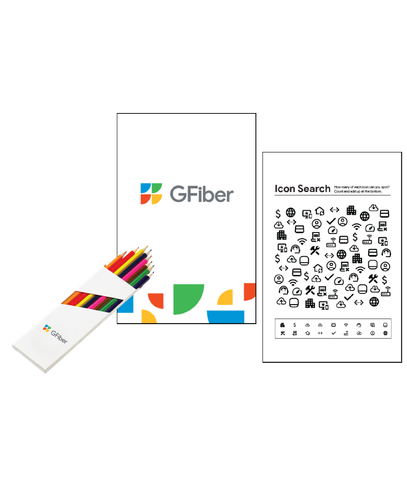 Image of Large Coloring Book and Pencils
