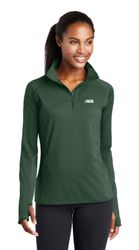 Image of Sport-Tek Ladies Sport-Wick Stretch 1/4-Zip Pullover