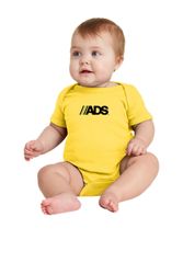 Image of Rabbit Skins Infant Short Sleeve Baby Rib Bodysuit