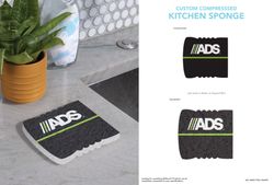 Image of Custom Compressed Kitchen Sponges