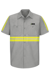 Image of Red Kap Enhanced Tall Visibility Industrial Work Shirt 