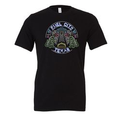 Image of Fuel City Neon Space Ship T-Shirt
