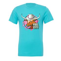 Image of Buddy the Bull FC Pink Circles T-Shirt