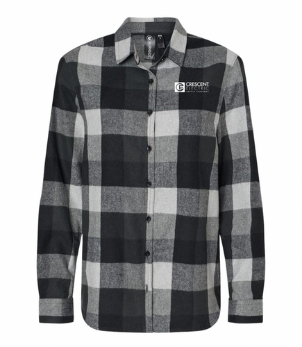 Burnside Ladies Boyfriend Flannel Shirt image thumbnail