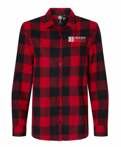 Burnside Ladies Boyfriend Flannel Shirt image thumbnail