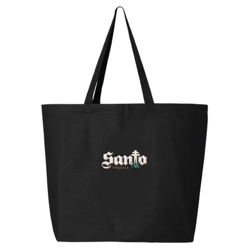 25 L Jumbo Cotton Canvas Tote Bag - BLACK image thumbnail